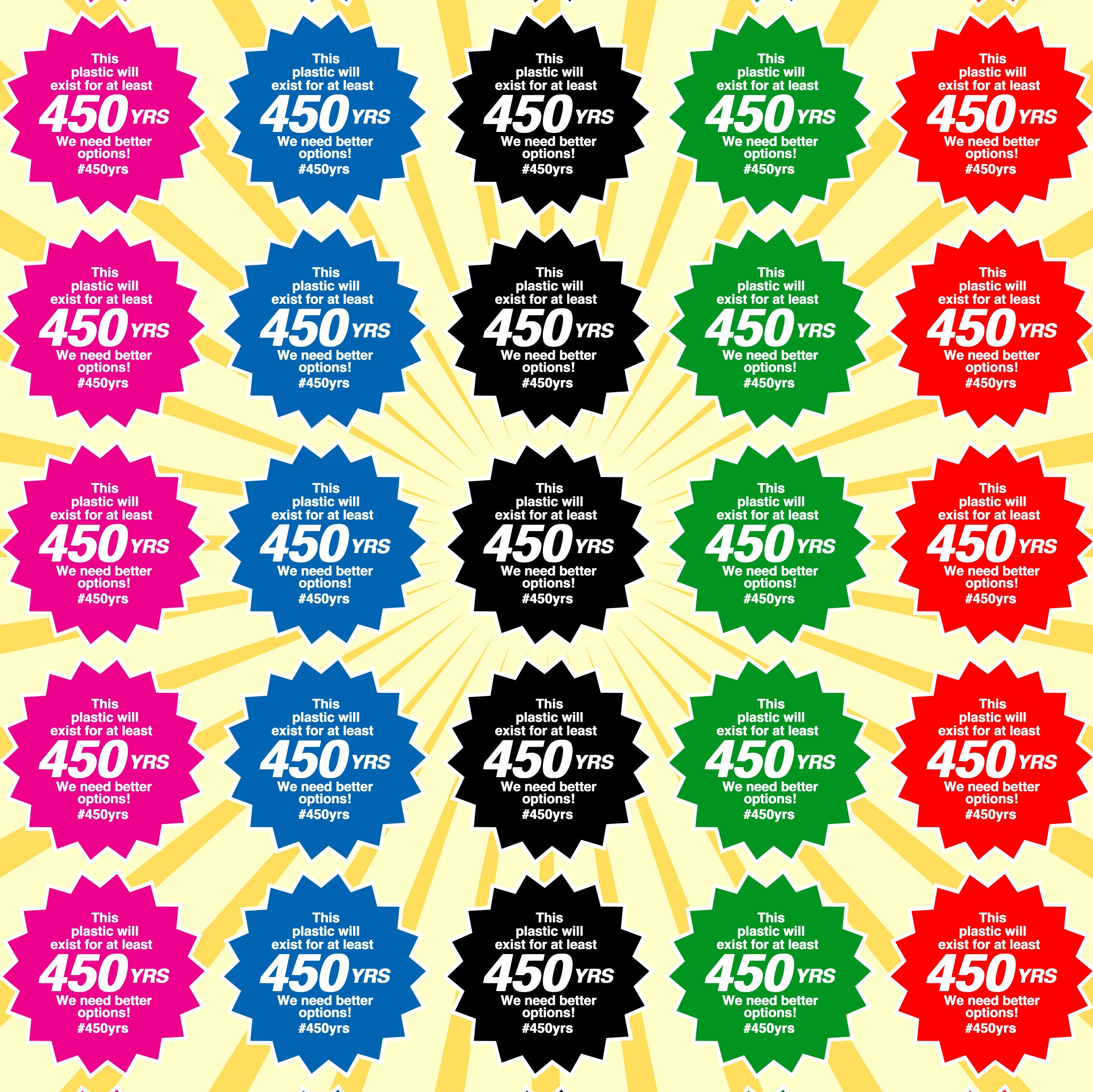 450YRS Stickers